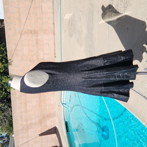 EUC Club Monaco Wool & Leather Dress - Size 8 - Picture 5 of 15